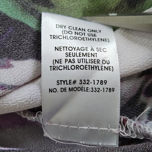 Nanette Lepore Top Women US 8 Floral Fitted Zip Back Sleeveless Summer Boho FLAW - Picture 10 of 16